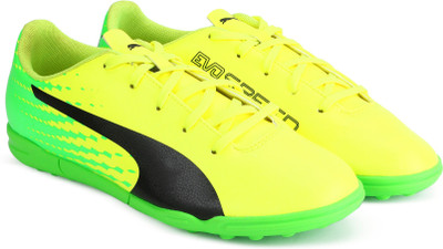 

Puma Boys & Girls Lace Sneakers(Green, Puma black-puma white-high ris