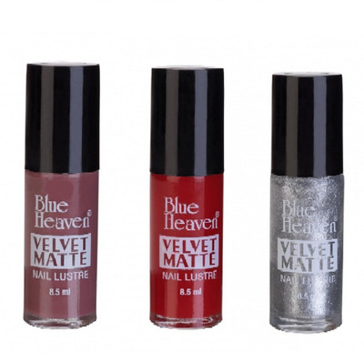 Blue Heaven VELVET MATTE MULTICOLOR(Pack of 3)