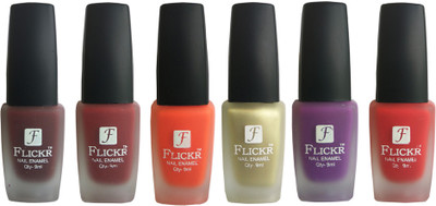 

Flickr VELVET MATTE NAIL POLISH Maroon,Reddish Maroon,Orange,Golden,Purple,Red(Pack of 6)
