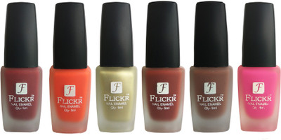 

Flickr VELVET MATTE NAIL POLISH Reddish Maroon,Orange,Golden,Nude,Brown,Green(Pack of 6)