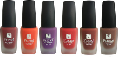 

Flickr VELVET MATTE NAIL POLISH Reddish Maroon,Orange,Purple,Red,Nude,Brown(Pack of 6)