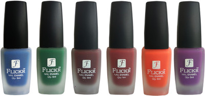 

Flickr VELVET MATTE NAIL POLISH Blue,Green,Maroon,Reddish Maroon,Orange,Purple(Pack of 6)