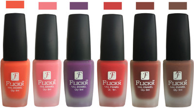 

Flickr VELVET MATTE NAIL POLISH Orange,Peach,Purple,Red,Nude,Brown(Pack of 6)