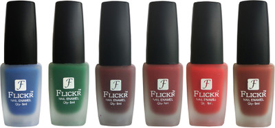

Flickr VELVET MATTE NAIL POLISH Blue,Green,Maroon,Reddish Maroon,Red,Nude(Pack of 6)