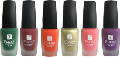 

Flickr VELVET MATTE NAIL POLISH Green,Reddish Maroon,Orange,Golden,Peach,Purple(Pack of 6)