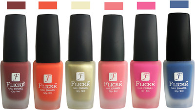 

Flickr VELVET MATTE NAIL POLISH Reddish Maroon,Orange,Golden,Peach,Pink,Blue(Pack of 6)