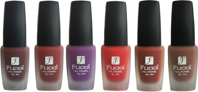 

Flickr VELVET MATTE NAIL POLISH Maroon,Reddish Maroon,Purple,Red,Nude,Brown(Pack of 6)