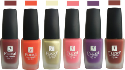 

Flickr VELVET MATTE NAIL POLISH Reddish Maroon,Red,Golden,Peach,Purple,Nude(Pack of 6)