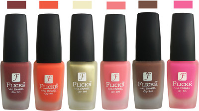 

Flickr VELVET MATTE NAIL POLISH Reddish Maroon,Orange,Golden,Peach,Brown,Pink(Pack of 6)