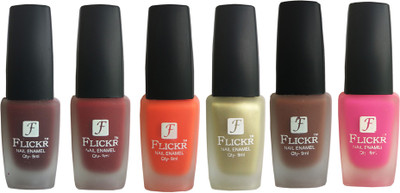 

Flickr VELVET MATTE NAIL POLISH Maroon,Reddish Maroon,Orange,Golden,Brown,Pink(Pack of 6)