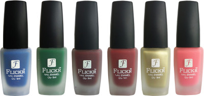 

Flickr VELVET MATTE NAIL POLISH Blue,Green,Maroon,Reddish Maroon,Golden,Peach(Pack of 6)