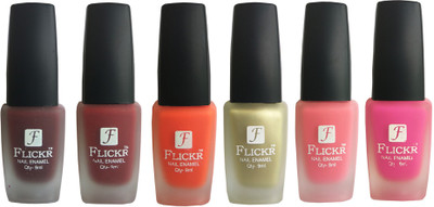 

Flickr VELVET MATTE NAIL POLISH Maroon,Reddish Maroon,Orange,Golden,Peach,Pink(Pack of 6)