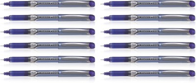 PILOT Hi-tecpoint V5 Grip Roller Ball Pen(Pack of 12, Blue)