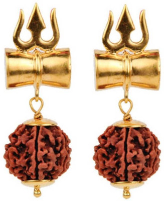 S.Blaze Combo of 2 Amazing 8 Mukhi/Faced Rudraksha Pendant, Indonesia/ Java Originated, (Bead Size: 10-14mm) With Silver Coated Capping | 100% Original & Natural Rudrakash | Wood Pendant, Pack of 2 Yellow Gold Beads Wood Pendant available at flipkart for Rs.351