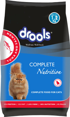 

Drools Tuna, Salmon 1.2 kg Dry Cat Food