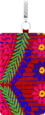 

Bagaholics Ethnic Raw Silk Saree Clutch Mobile Pouch Ladies Purse Gift For Women Waist Clip Mobile Pouch(Red)