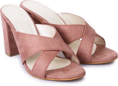 

Adorn Women Peach Heels