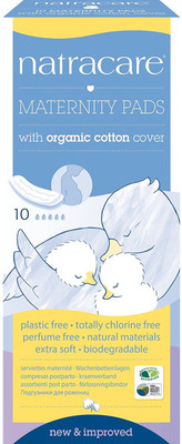 Natracare Organic Maternity Pads Sanitary Pad(Pack of 10)