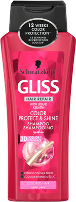 

Schwarzkopf Gliss Hair Repair With Liquid Keratin Color Protect & Shine Shampoo(400 ml)