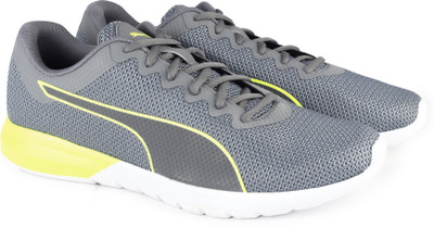 

Puma Vigor Running Shoes For Men(Grey, Quiet shade-safety yellow