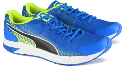 

Puma Sequence v2 DP Running Shoes For Men(Blue, Green, Electric blue lemonade-bl