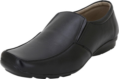 

REAL TUCKER Genuine Leather Party Wear For Men(Black