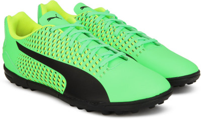 

Puma Adreno III TT Football Shoes For Men(Black, Green, Green gecko-puma black-safety yellow