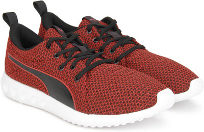 

Puma Carson 2 Knit IDP Running Shoes For Men(Red, Black, Toreador-puma black