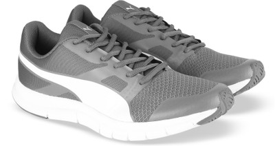

Puma Flexracer DP Running Shoes For Men(Grey, Quiet shade-puma white