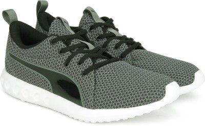 

Puma Carson 2 Knit IDP Running Shoes For Men(Black, Green, Quiet shade