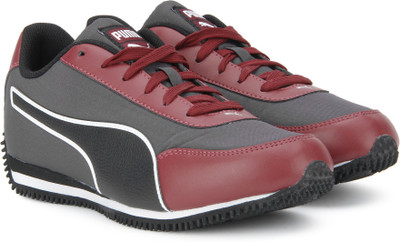 

Puma Halley IDP Running Shoes For Men(Black, Maroon, Asphalt-tibetan red