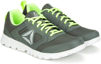 

REEBOK RUN STORMER XTREME Running Shoes For Men(Grey, Ash grey/neon yellow