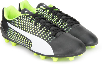 

Puma Adreno III AG Football Shoes For Men(Black, Puma black-puma white-safety y