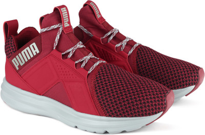 

Puma Enzo Terrain Running Shoes For Men(Black, Maroon, Tibetan red-quarry