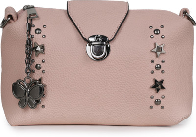 Butterflies Women Casual Pink PU Sling Bag Flipkart