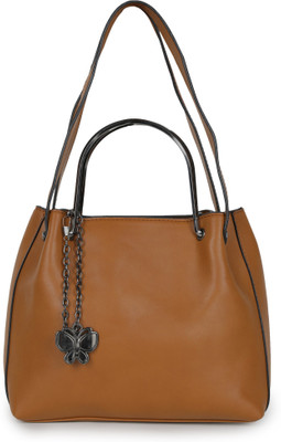 

Butterflies Women Casual Brown PU Sling Bag