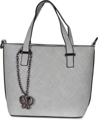 

Butterflies Women Casual Grey PU Hand-held Bag