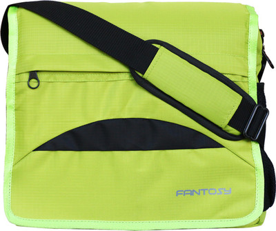 

Fantosy Men Casual Green Polyester Sling Bag
