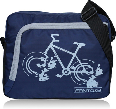 

Fantosy Men Casual Blue Polyester Sling Bag