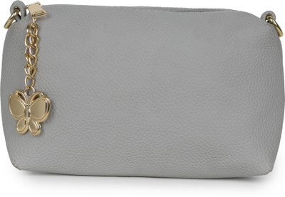 

Butterflies Women Casual Grey PU Sling Bag