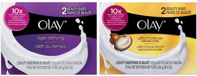 

Olay Age Defying + Ultra Moisture Beauty Bar Soap(133 g, Pack of 4)