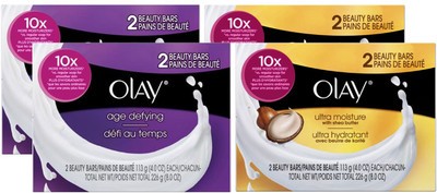 

Olay Age Defying + Ultra Moisture Beauty Bar Soap(133 g, Pack of 8)