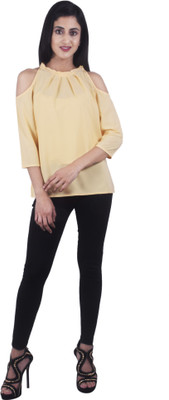 chetna creations Casual 3/4th Sleeve Woven Women