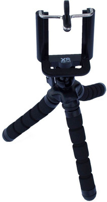 

Techlife Solutions Black Flexible Mini Tripod Stand For Digital Camera & Mobile Phones Tripod(Black, Supports Up to 500 g)