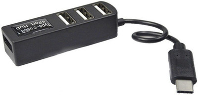 

Freya HIGH SPEED Type-C To 4-Port 3.0 USB Hub USB 3.1 USB Adapter(Black)