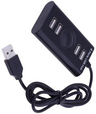 

BB4 UNIVERSAL 4 Ports USB 2.0 Splitter Expansion Adaptor USB Hub(Black)