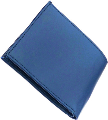

Wenzest Men Blue Artificial Leather Wallet(10 Card Slots)