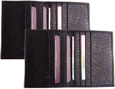 

Poland Boys Brown Artificial Leather Wallet(6 Card Slots), Black
