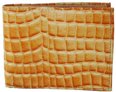 

Klaska Men Tan Genuine Leather Wallet(7 Card Slots), Tann