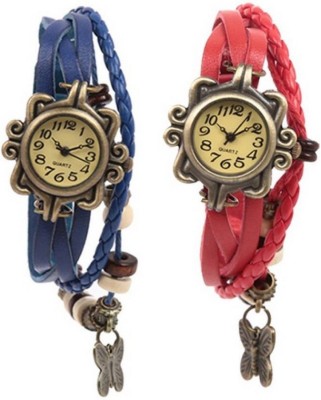 Piu collection PC_Vintage Butterfly_Exclusive combo for Girls Watch  - For Girls   Watches  (piu collection)